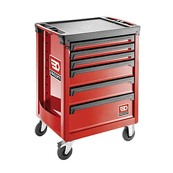 Servante ROLL 6 tiroirs 3 modules par tiroir rouge FACOM ROLL.6MA3PF