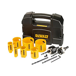 Dewalt Coffret scies cloches bois - 11 pièces