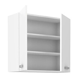 Ss marque Meuble haut cuisine 2 portes - Blanc