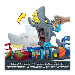Hot wheels garage City station de lavage requin - Multicolore pas cher