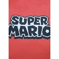 Coussin 3D - MARIO BROS - Visage de Mario - Microfibre - 40 cm pas cher