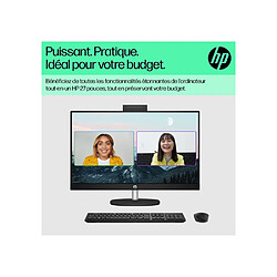 PC de bureau - HP - 27-cr0061nf - Processeur AMD Ryzen 5 - 16 Go RAM - 512 Go SSD - 27 pouces FHD