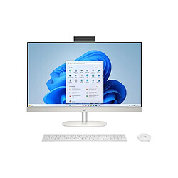 PC Tout-en-un HP 24-cr0084nf - Windows 11 - 23,8 FHD IPS - Core i5-1334U - RAM 16Go - 512Go SSD + Clavier et souris sans fil