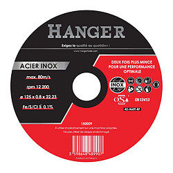 Hanger Disque tronçonnage inox - 125 mm