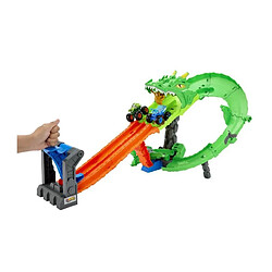 Acheter Hot wheels Coffret piste Monster Trucks dragon vs dinos - Multicolore
