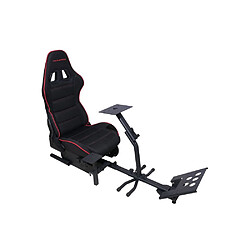 Chaise gaming cockpit de simulation Nova Gaming ZENITH GC310 Noir et Rouge