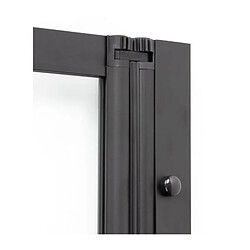 Pare Baignoire 4 volets - GELCO - LEXIA Noir - 110 x 140