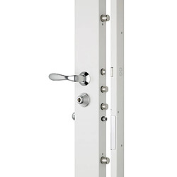 Carénée SERENIS 710 A2P*** droite blanche GA avec entrebâilleur VAKMOB HERACLES VK0710H0203