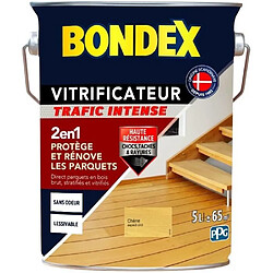 BONDEX - Vernis haute résistance - Chêne ciré - Satiné - 5 L