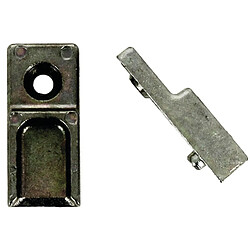 Ferco Gâche galet pour oscillo-battant PVC - Jaune galvanisé