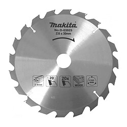 Makita lame scie circulaire bois carbure - 136 mm 16 dents Lame de scie circulaire - pour bois - carbure - 16 dents - 4500 tr/min