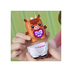 Hasbro Nano-mals Cowbert peluche interactive - Marron pas cher