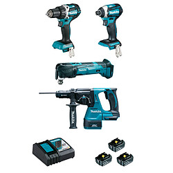 Makita DLX4109TJ - 4 machines 18V