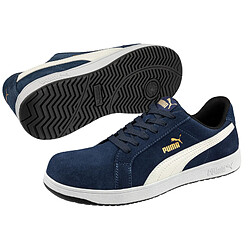 Chaussure de sécurité P 42 Suède Iconic Navy Low S1PL PUMA 640023