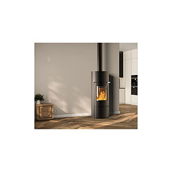 Poêle à bois fonte 6kw gris - FIORE - SUPRA pas cher