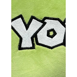 Coussin 3D - MARIO BROS - Visage de Yoshi - Microfibre - 40 cm pas cher