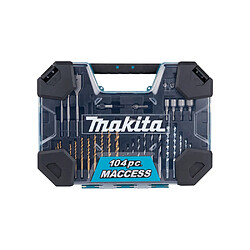 Makita Coffret forets et embouts - 104 pcs
