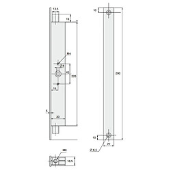 Stremler Serrure à larder multipoints - Multicolore