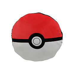Coussin premium - Rond - POKEMON - Poké-ball - Microfibre - 40 cm