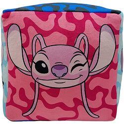 Avis Coussin Cube Premium Disney Lilo & Stitch, Microfibre, 25 x 25 x 25 cm
