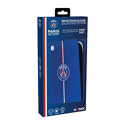 Façade de protection - KONIX - PSG - PS5 - Silicone - Antichoc - Anti-rayures - Bleu