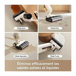 MOVA K30 - Aspirateur Laveur Sec Et Humide - Portée a plat 180° - Aspiration 18 kPa - Nettoyage des Bords - Séchage a l'air C