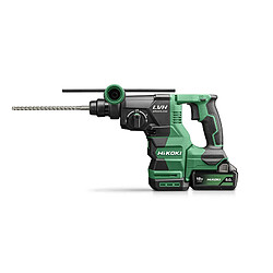 Perforateur SDS+ HIKOKI DH1826DAWPZ 26mm 18V 2 x 5Ah Brushless 3,2J 3 modes LVH Auto-stop RFC HitCase III