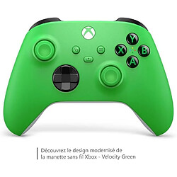 Manette sans fil Microsoft Xbox Velocity Green