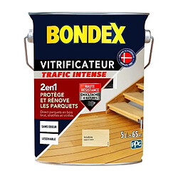Vitrificateur trafic intense - BONDEX - Incolore satin - 5 L