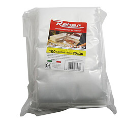 Lot de 100 sacs 20x30 pour appareil à emballage sous vide 9701n et 9700n - 6723A - REBER