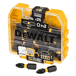 Dewalt Embouts de vissage PZ2 - 25 pièces