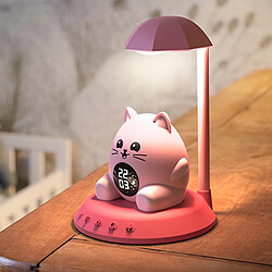 Avis BigBen Réveil Enfant Chat Rétroéclairé avec Veilleuse Musicale et Affichage Digital Rose