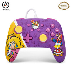 PowerA Manette Princess Peach Battle nintendo Switch