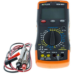 Multimètre numérique - RETLUX - RDM 8001