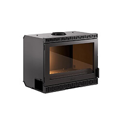 Insert a bûches - INVICTA - Sirocco turbo - 8 KW - En fonte - Bûches 58 cm max