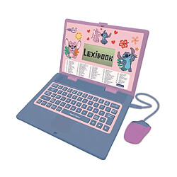 Lexibook Ordinateur éducatif bilingue Stitch et Angel - 124 activités