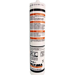 Avis ULTIMA VISSER FIXER COLLER Silicone sanitaire blanc 300ml MS305 ULTIMA 16011