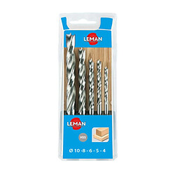 Leman Coffret forets à bois - 5 pièces