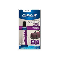 Cyanolit Colle spéciale tissu - Transparent