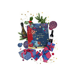 Calendrier de l'Avent Vin - 24 bouteilles de vin - 18,7 et 20 cl