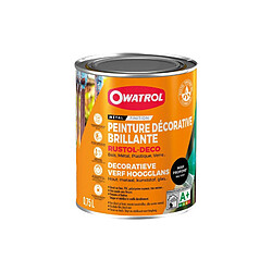 RUSTOL PEINT.DECO ANTIR. 0.75L NOIR PR OWATROL - 1366