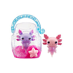 Animagic - GOLIATH - Pack double Axolotl - Aquarium a bulles - Rose / Violet - Des 4 ans