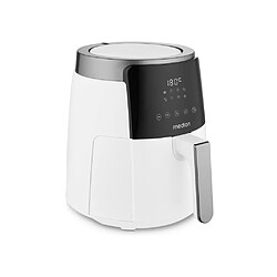 Acheter Friteuse a air chaud - MEDION - MD13030 - Digitale - Airfryer - 1500 watts - Minuterie 60 min - Jusqu'a 200°C - 4,7 L - Blanc