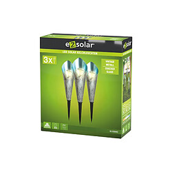 Avis BORNE SOLAIRE DESIGN METAL ET VERRE X3 EZSOLAR - GL1030EZ