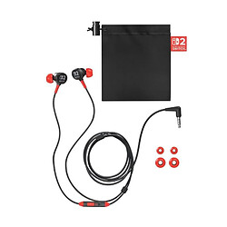 PowerA Ecouteurs filaires - Power A - Nintendo Switch 2 - Noir et Rouge