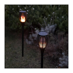 Avis LUMI JARDIN Torche solaire Maity Sun - Effet flamme - LED - H 80 cm - Blanc chaud