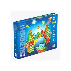 Tuiles magnétiques - GEOMAG - Tiles Gems - 60 pieces - Effet cristal - Des 3 ans
