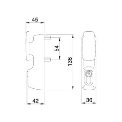 Poignée de meuble Iseo