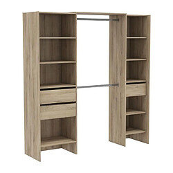 Kit dressing extensible - MIAMI - Chene Kronberg - 191,8 x 50 x 204,5 cm - DEMEYERE