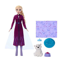 Poupée Disney Elsa coffret ourson - Multicolore